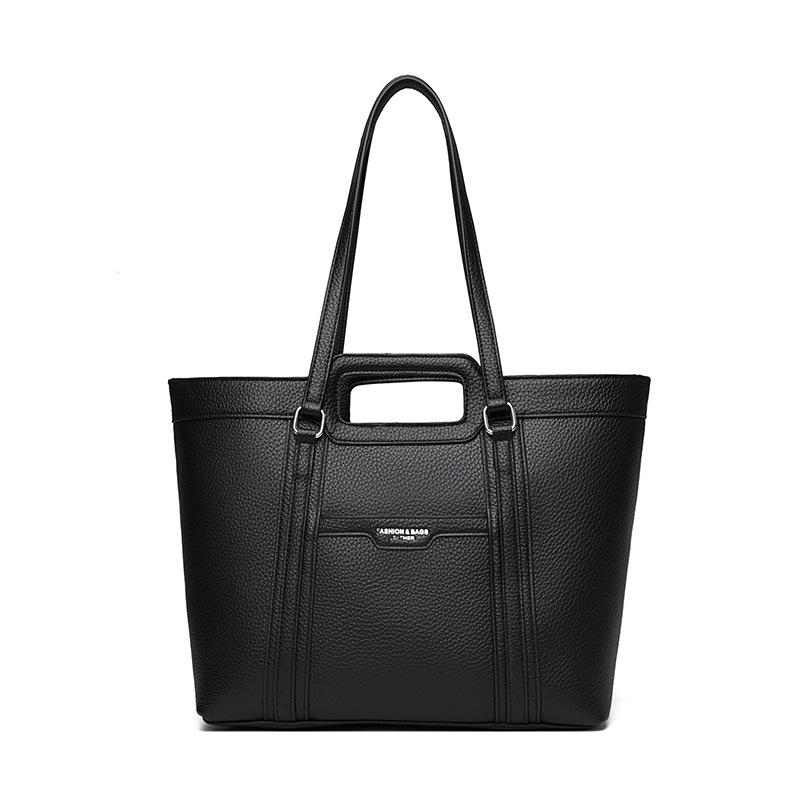 

Simple, Fashionable, Retro, Large-capacity Women s Single-shoulder Bag Tote Bag чёрный