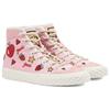 Gucci Valentine's Day Collection High Top Canvas Shoes Women's White Pink 746406 FABRJ 5842
