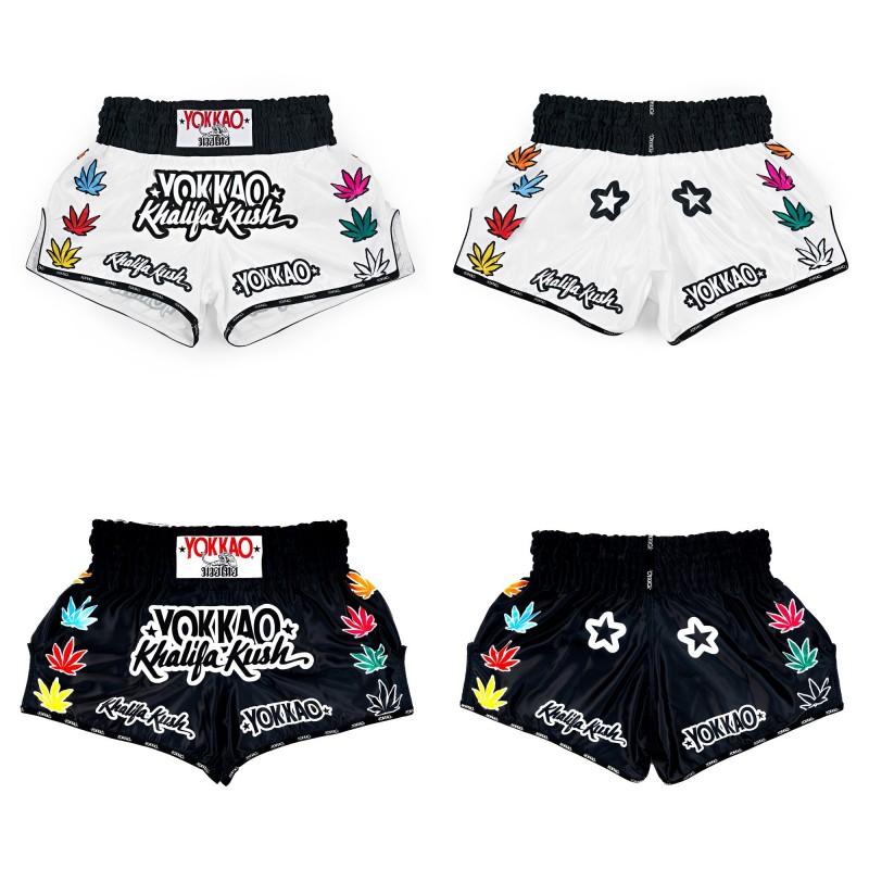 YOKKAO X Khalifa Kush Limitierte Edition Muay Thai Shorts Boxen MMA Kickboxen Training Wettkampf