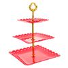 Candy Tray 3-Tier Cupcake Stand Cake Holder For Wedding Birthday Baby Shower Tea Party Serving Tray Dessert Display