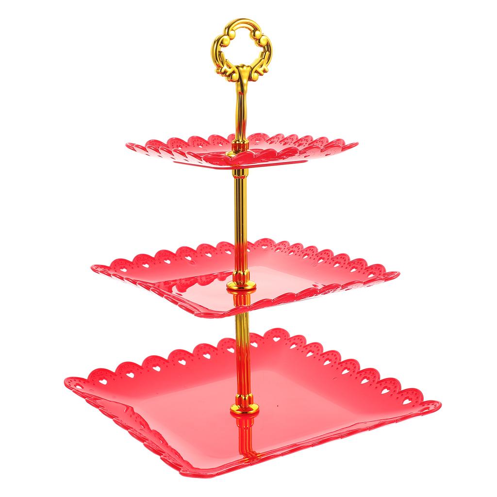 Candy Tray 3-Tier Cupcake Stand Cake Holder For Wedding Birthday Baby Shower Tea Party Serving Tray Dessert Display