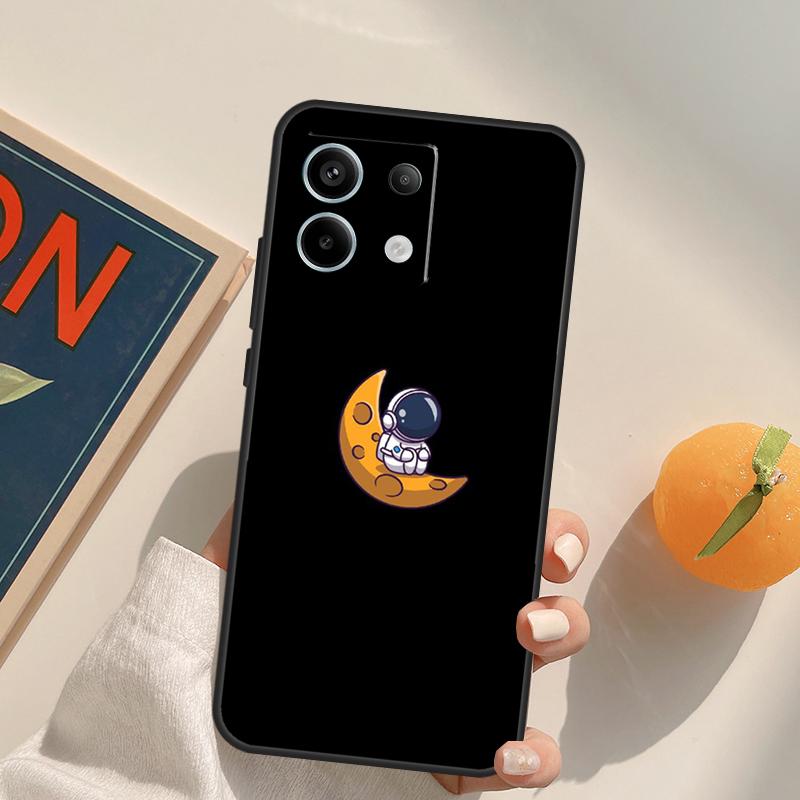 Star Astronaut Cute Funda For Xiaomi Redmi Note 14 Pro 9 10 11 12 13 Pro 10S 11S 12S Redmi 10C 12C 13C 14C Case