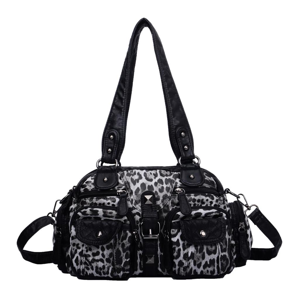 Borsa a tracolla tote in morbida pelle vintage Y2K: Stile Europeo e Americano, Borsa a Spalla Singola Versatile per Donna