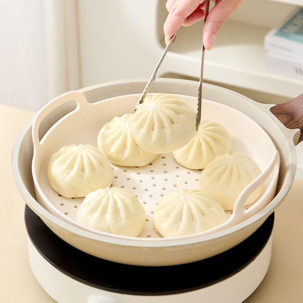 Oil-resistant Silicone Steamer Basket Heat Resistant Food Steamer Pad Stuffed Bun