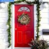 Gingerbread House Wreath Metal Sign Christmas Outdoor Wall Decor