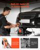 Air Portable Car Lifts 2PCS, 5 Ton Capacity, 320 Mm Max Height, Pneumatic Ramp Jacks with Airbags, Wheel Chocks, Extension Ramps, Heightened Columns,