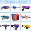 WALWAL Suction Cup Foam Bullet Refill Pack of 100 – Compatible with N-Strike, Modulus, and AccuStrike Elite Series – Safe Foam Bullets for Kids