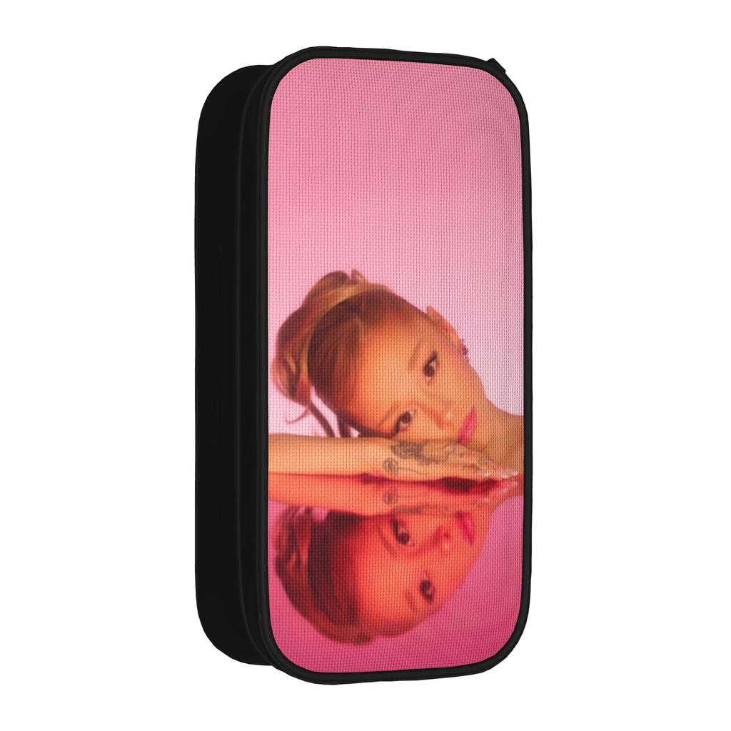 Ariana Grande New Album Petal 2026 Pencil Case Double Layer Large Capacity Office Accessories Pencil Box Gift