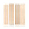 2sets Nail Art Orange Wood Stick Cuticle Pusher Remover for Nail Art Care Manicures Angled Orange Sticks Nail Art Tools