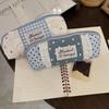 Dot Pattern Student Stationery Bag Multi-functional Makeup Pouch Cute Pencil Case