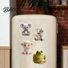 Metal Surfaces Magnets Acrylic Animal Refrigerator Magnet, Cow Sheep Koala Frog Seal Lockers Magnetic Decoration Fridge for Whiteboards Cartoon