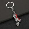 Motorcycle Keychain Alloy Rhinestone Metal Key Ring  Multiple Colors Cool Car Keychain Accessories for Men Women Accessories