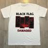 Black Flag Black Flag Kapela Punk Rock Americký Retro VTG High Street Trend Čistá Bavlna Krátký Rukáv Tričko pro Muže a Ženy