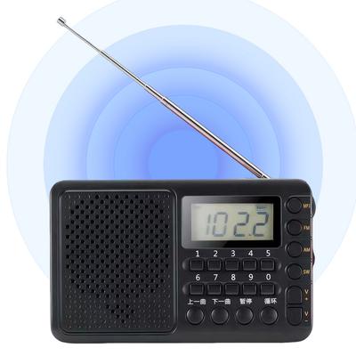 Full Band Radio with LED Screen Display Portable FM/AM/SW Receiver MP3 Music Player for Home Outdoor Gifts for Seniors Elderly