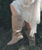 Moodnight Pia Comfort Sole 5-Belted Long Boots | Detachable Belt - 3 Colors