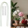 Plant Support Stakes Flower Stakes Bendable Metal Holder With Clips For Leaf Yard Greenhouse Landscape Lawn Orchid Vegetable