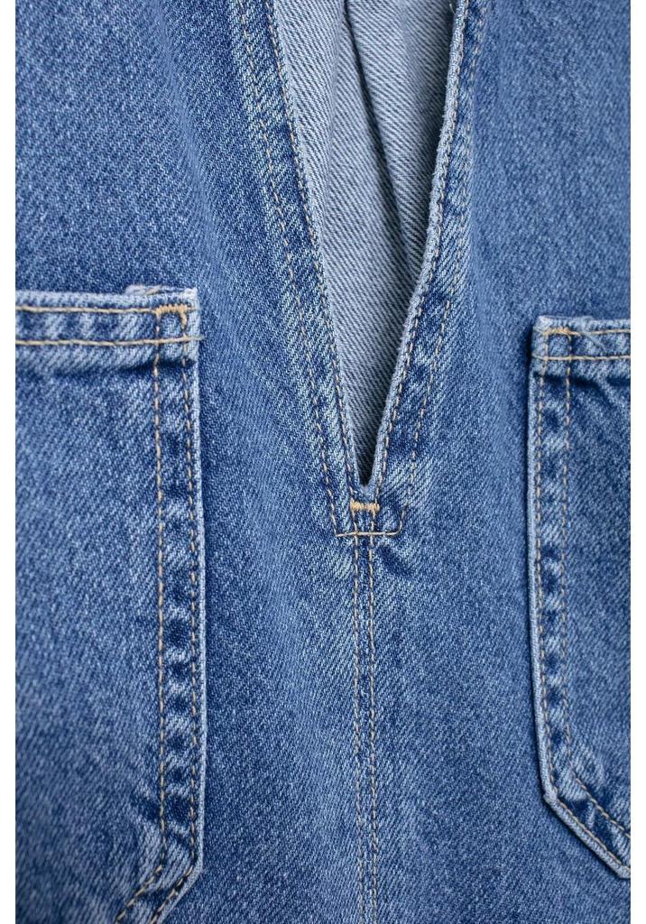 Women's Washed Denim Pullover Shirt & Skort - Summer 2024 Street Style Arrival