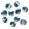 10pcs 2.5cm Cloth Fabric Flower Three Colors Handmade Artificial Flowers For DIY Wedding Party Clothing Headwear Decor Supplies