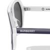 Burberry temples are engraved with the brand's logo Acetate Aviator Sunglasses Children's Blue