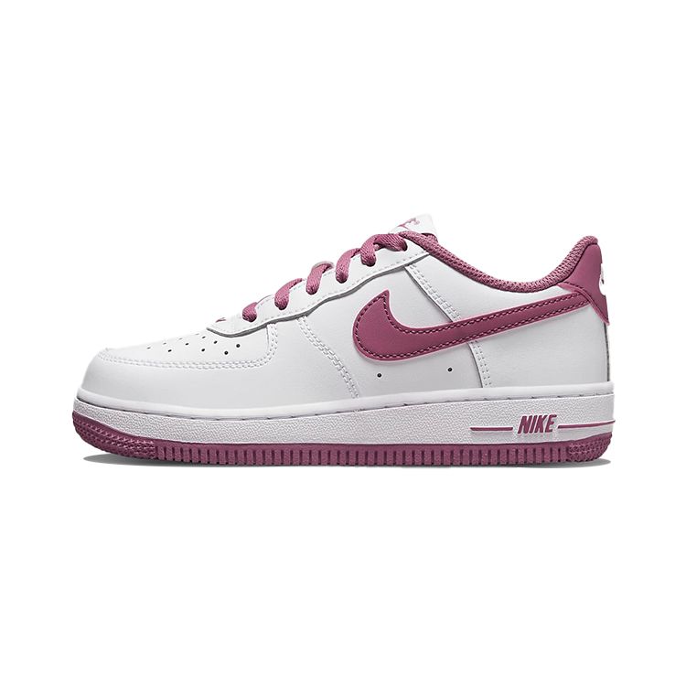 Nike Force 1 06 PS White Light Bordeaux Kids Sneakers DH9601-101