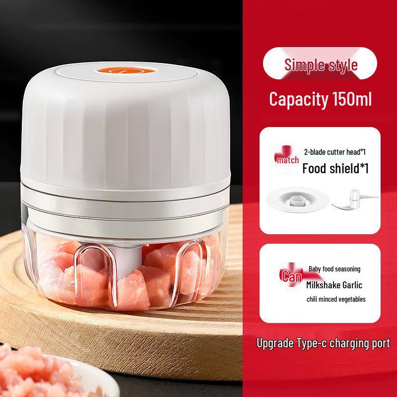 Wireless Electric Garlic Mincer and Crusher - Japan Garlic Paste Press for Home Use