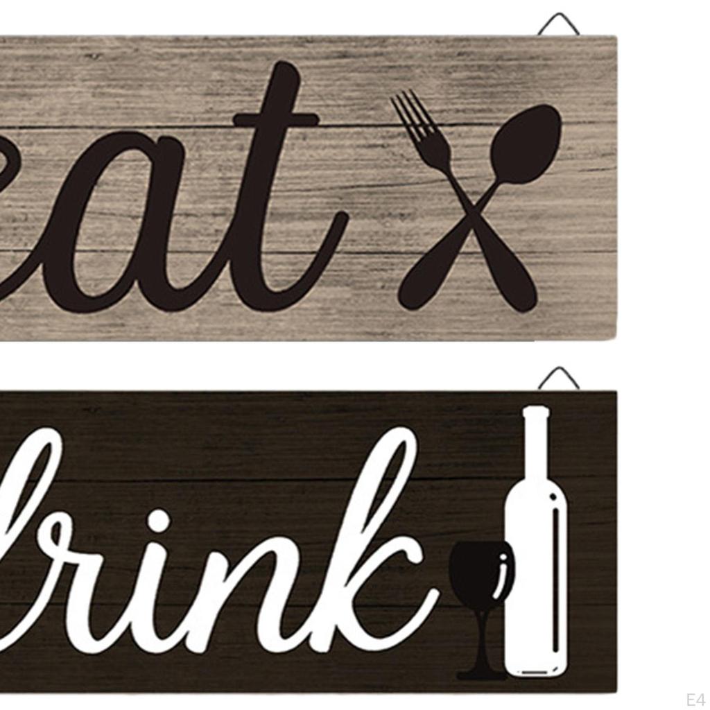 3 Pieces Decor Plaque Wall Hanging Ornament