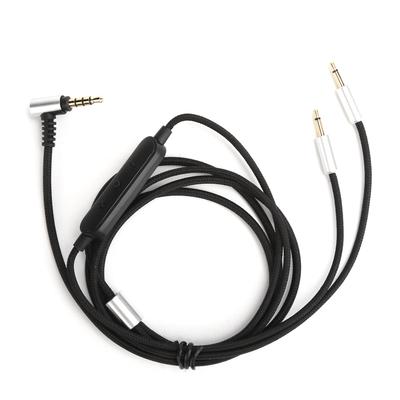 Kopfhörerkabel mit Kabelfernbedienung passend für Sennheiser HD202 HD497 HD447 HD212 pro EH250 EH350
