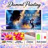 Michael Jackson 5D DIY Diamond Painting Custom Name Text, Full Drill Rhinestone Mosaic Art Home Gift