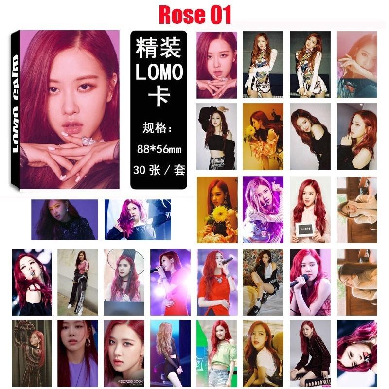 BEREIT AUF LAGER// 30 Stück/Box BLACKPINK Kpop Lomo-Kartenalbum "SQUARE UP" "Kill This Love" Jennie Jisoo