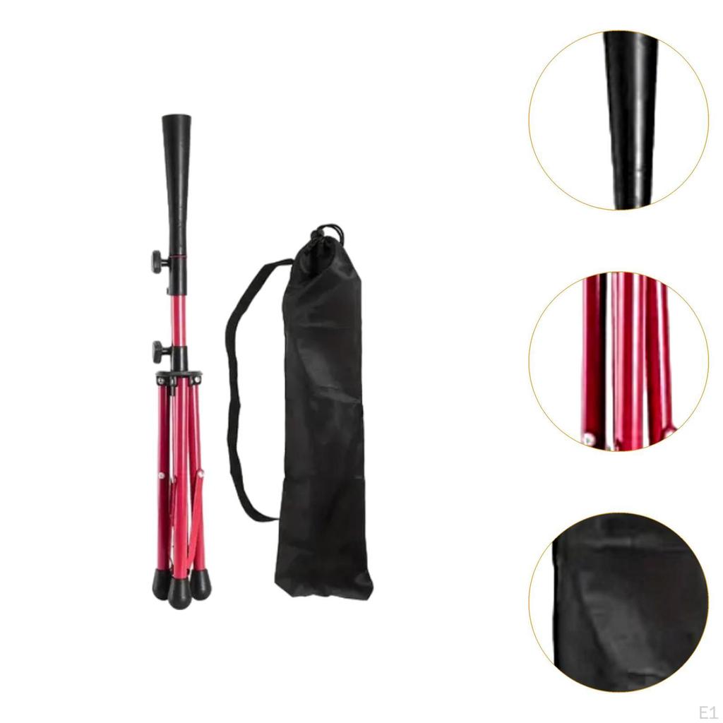 Baseball Batting Tee Hitting Practice Height Adjustable, Softball Training