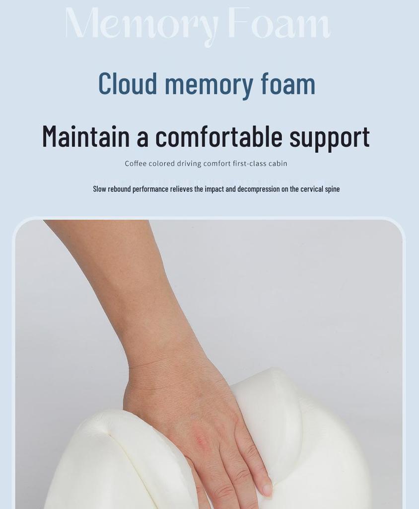 Electric Massage Lumbar Support Pillow - Memory Foam Car Seat Cushion with Remote Control.