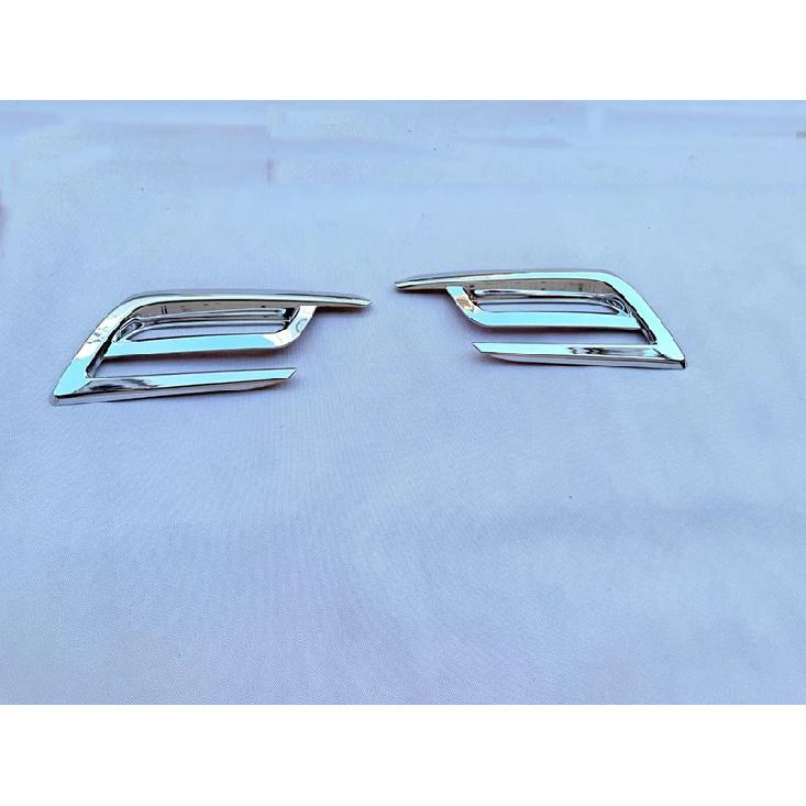 For Toyota Grand Highlander 2024 2025 2026 ABS Chrome Rear Reflector Fog Light Lamp Cover Trim Bezel Frame Styling Garnish