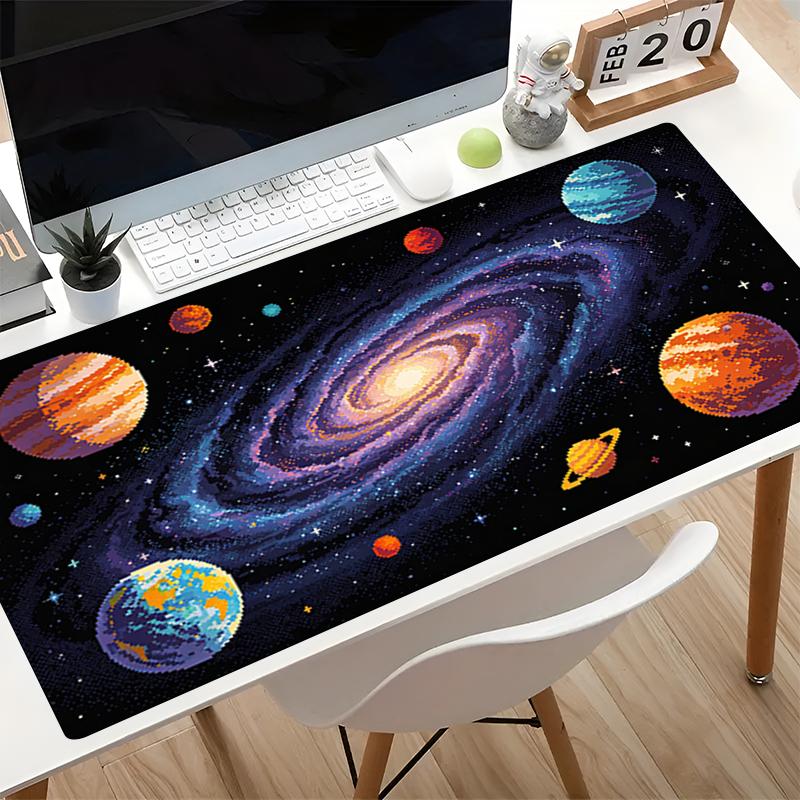 Highquality Starry Sky Mouse Pad Gaming Mousepads Durable Antifray Mousepad Game Computer Mausepad Space Galaxy Keyboard Pad