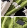Amerikanischer Retro Cartoon Katze Jacquard Strickpullover für Damen & Herren - Herbst/Winter Trendige Lockere Jacke