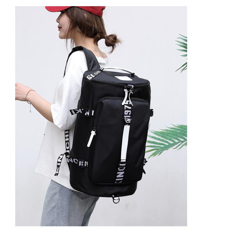 Ryggsekk med stor kapasitet Fritidsreiseryggsekk Enkel og lett fitnessbag fjellklatringsveske