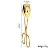 Golden Scissor BBQ & Food Tongs - Set of 2