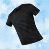 Short-sleeved Ice Silk Short-sleeved T-shirt Men's Thin Loose Quick-drying T-shirt Running Sports Elastic Men's Top Large Size