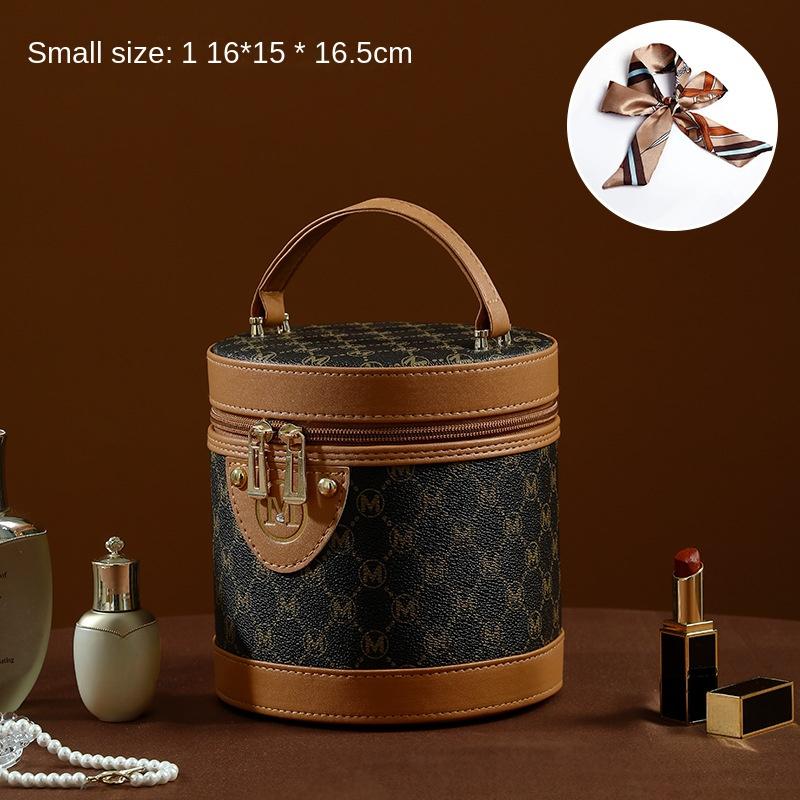 Maillard Color Bucket Bag Kosmetické pouzdro Velkokapacitní kosmetická taška na suvenýry Multifunkční voděodolná přenosná