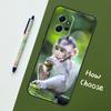 Cute Baby Monkey Animal Case For Xiaomi Redmi Note 12 11 10 9 Pro 12S 11S 10S 9S Back Cover For Redmi 12 9C 10C 12C