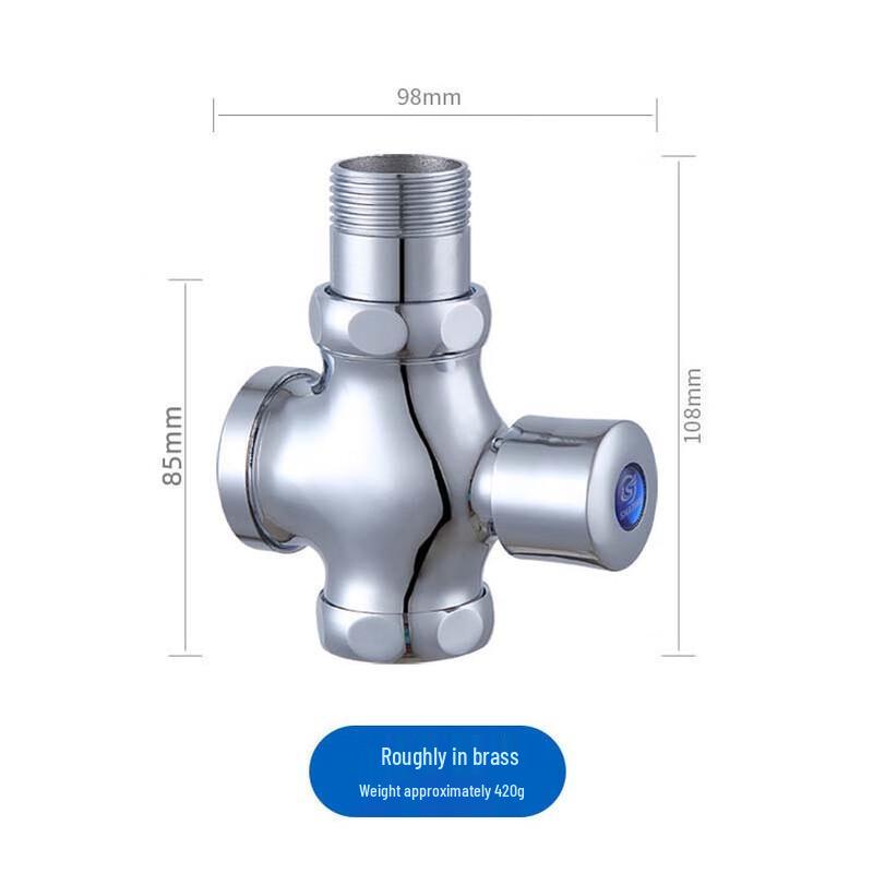 LANGZHIWEN Manual Press Delay Squat Toilet Flush Valve