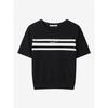 Men Stripe Short Sleeve Knit Pullover C262ksk041