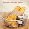 Storage Basket, Stainless Steel Woven Multi-Purpose Organizer, Large Capacity Stackable Fruit Bowl for Kitchen Bathroom Bedroom And More