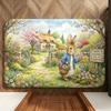 Cartoon P-Peter R-Rabbit Floor Mat Soft Flannel Floor Mat  Suitable for Entryways, Living Rooms, Bedrooms, and Bathrooms