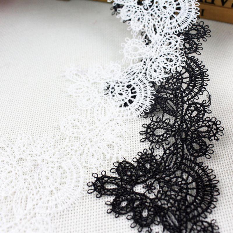 1PC DIY Curtains Flexible Skirts Soft Hair Accessories Trim Material Gift Packaging Delicate Tablecloths Lace Decorative 5.5CMx1M