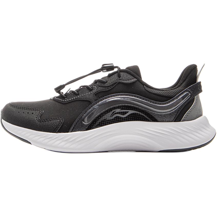 Li Ning Kids Ling Yue 2.0 Sports Lifestyle Fashion Comfortable Versatile Shock Absorption Low Top Casual Shoes Kids casual shoes Black YKCV112-15
