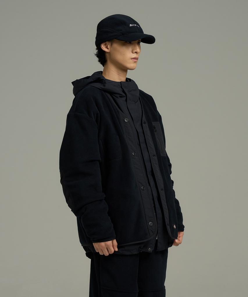 Dickies Polartec Fleece Jacket Cardigan Black