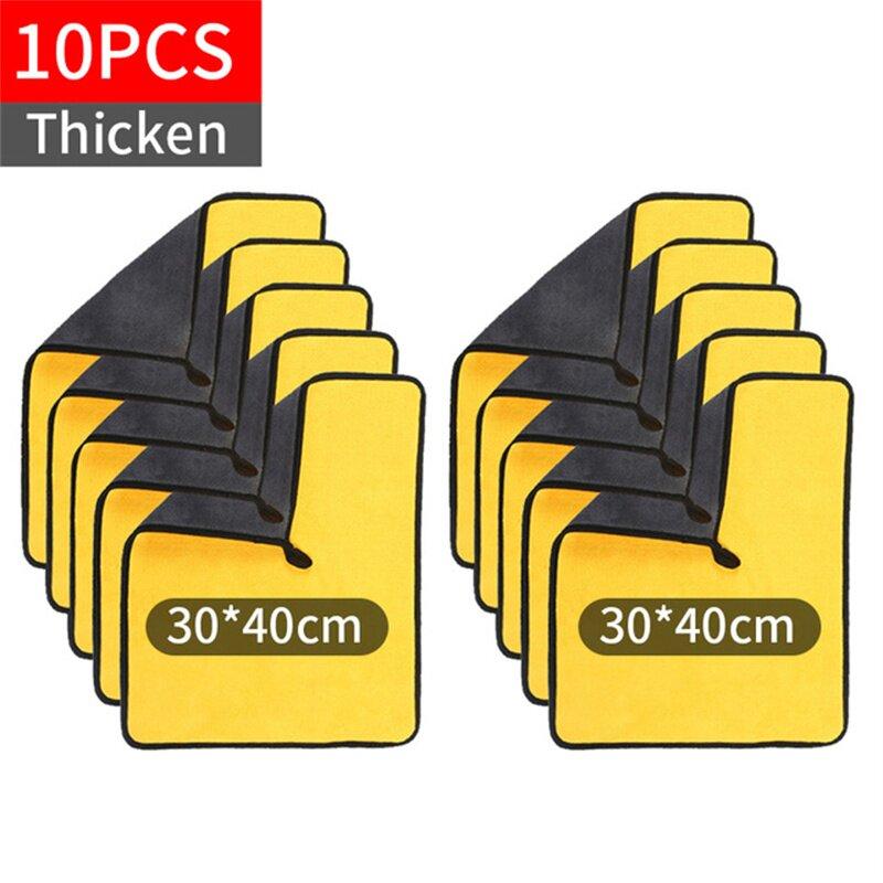 3/5Pcs Microfiber Towel Car Microfiber Wash Towel Microfiber Cleaning Cloth Car Wash Drying Towel Auto Detailing 30x30/40/60cm