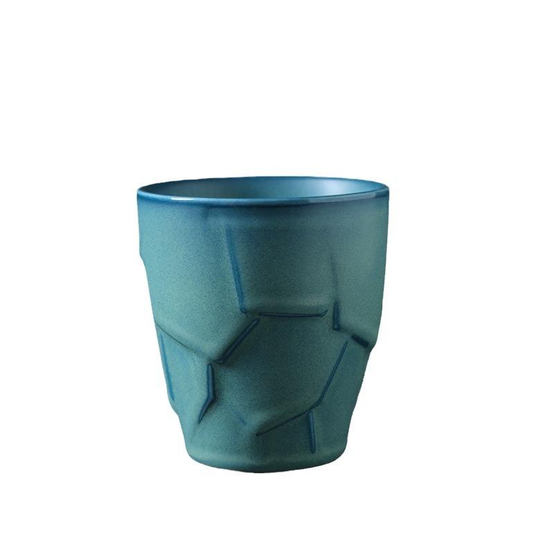 Wind Retro Ceramic Cup Afternoon Tea Water Cup High Value Coarse Pottery Coffee Cup Supply Cup