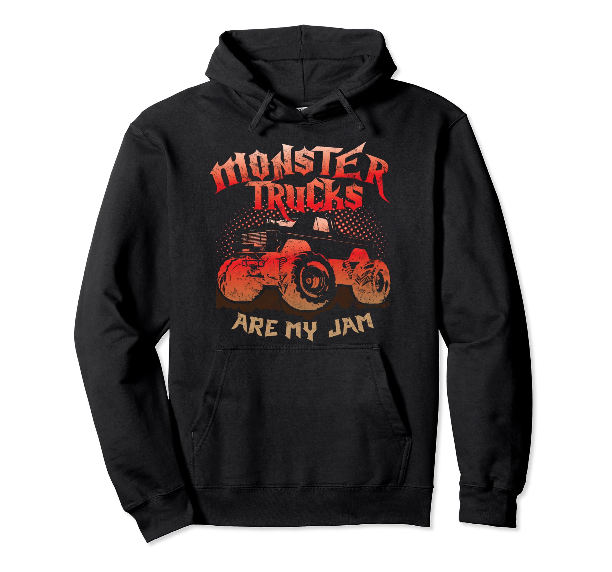 

Monster Trucks Are My Jam Big Car Lovers Monster Truck Hoodie