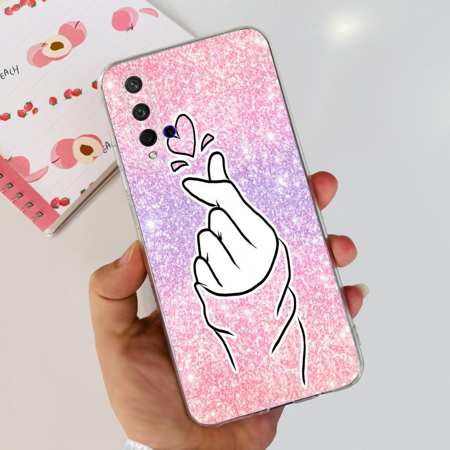 For Huawei Honor 20 Case YAL-L21 YAL-AL00 Luxury Painted Cover Soft Silicone Phone Case For Huawei Nova 5T Nova5T Honor20 Bumper